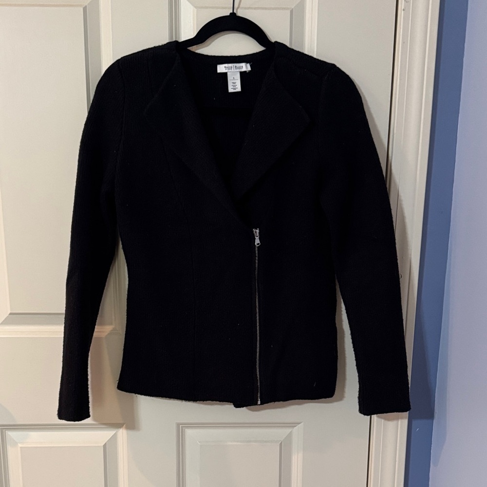 White House Black Market Women's Black Sweater